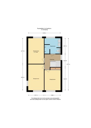 Floorplan - Ruysdaellaan 4, 7312 MH Apeldoorn